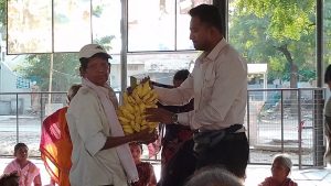 Meeting the Leprosy patients in a Leprosy Colony at Kurnool. Andhra Pradesh.